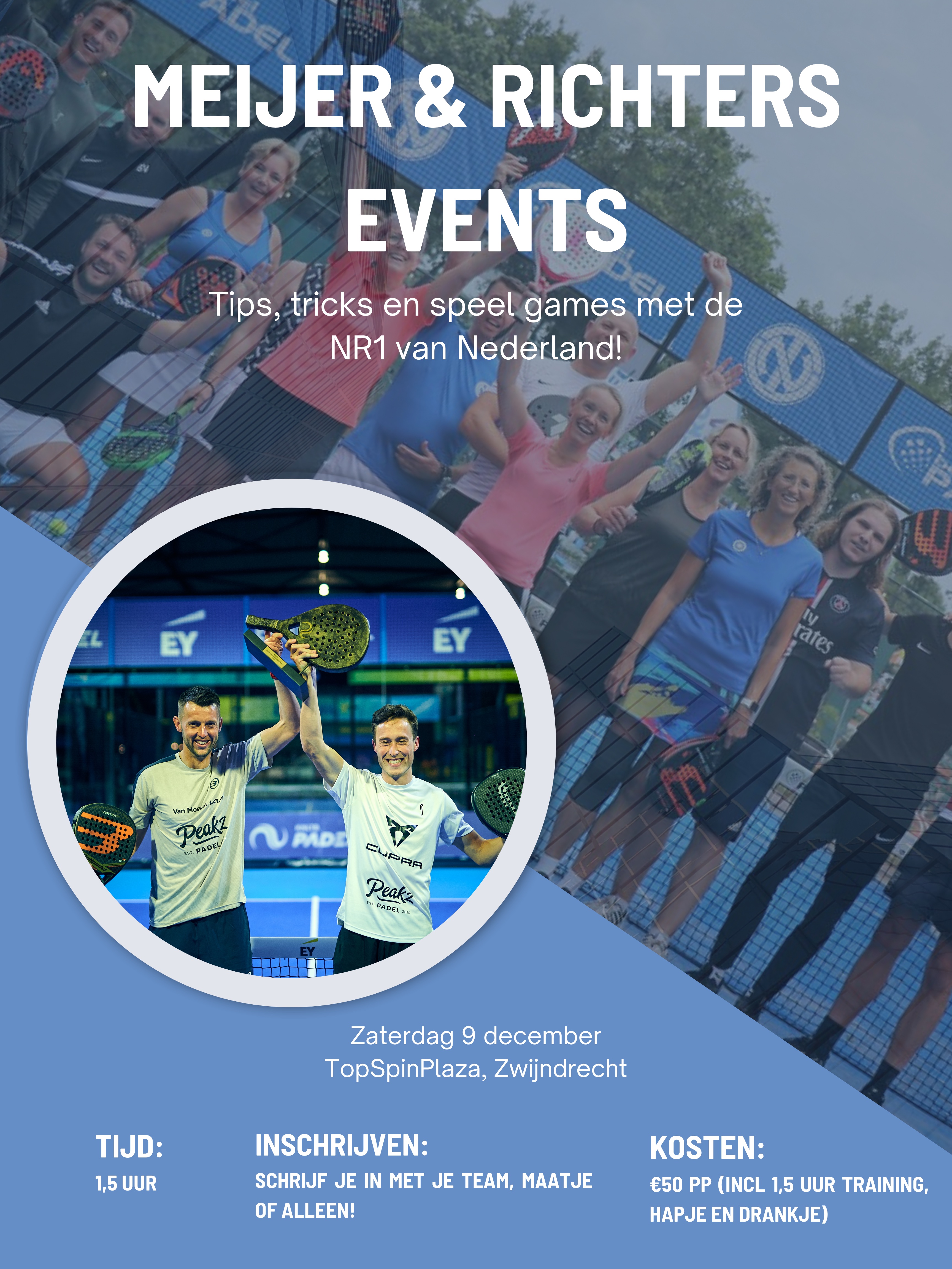 🎾 Padel Sensatie bij TopSpinPlaza met Bram Meijer en Sten Richters! 🎾