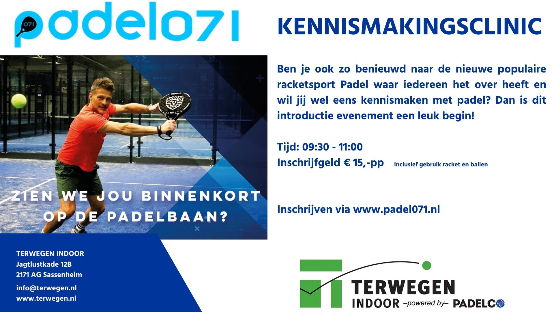 KENNISMAKINGSCLINIC PADEL 071