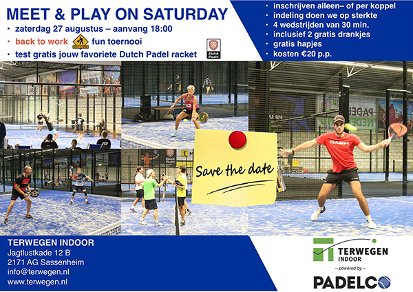 Back to work – padel fun toernooi