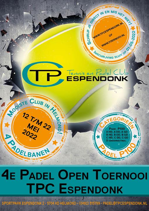 Open toernooi Padel mei 2022 TPC Espendonk A5.jpg